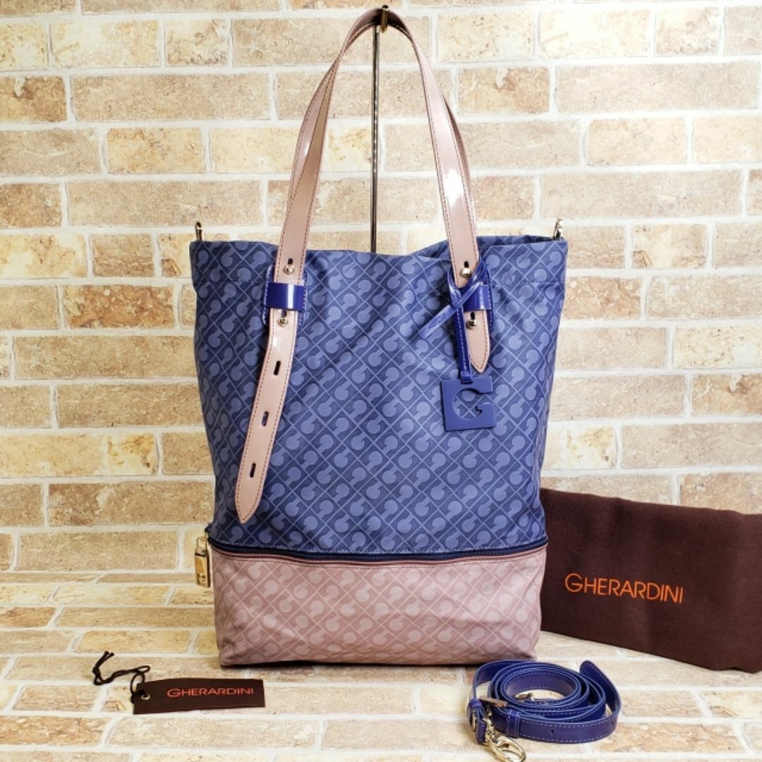 GHERARDINI - ゲラルディーニ ☆ ソフティ 2WAY トートバッグ GHERARDINI - ゲラルディーニ ☆ ソフティ 2WAY トートバッグ
