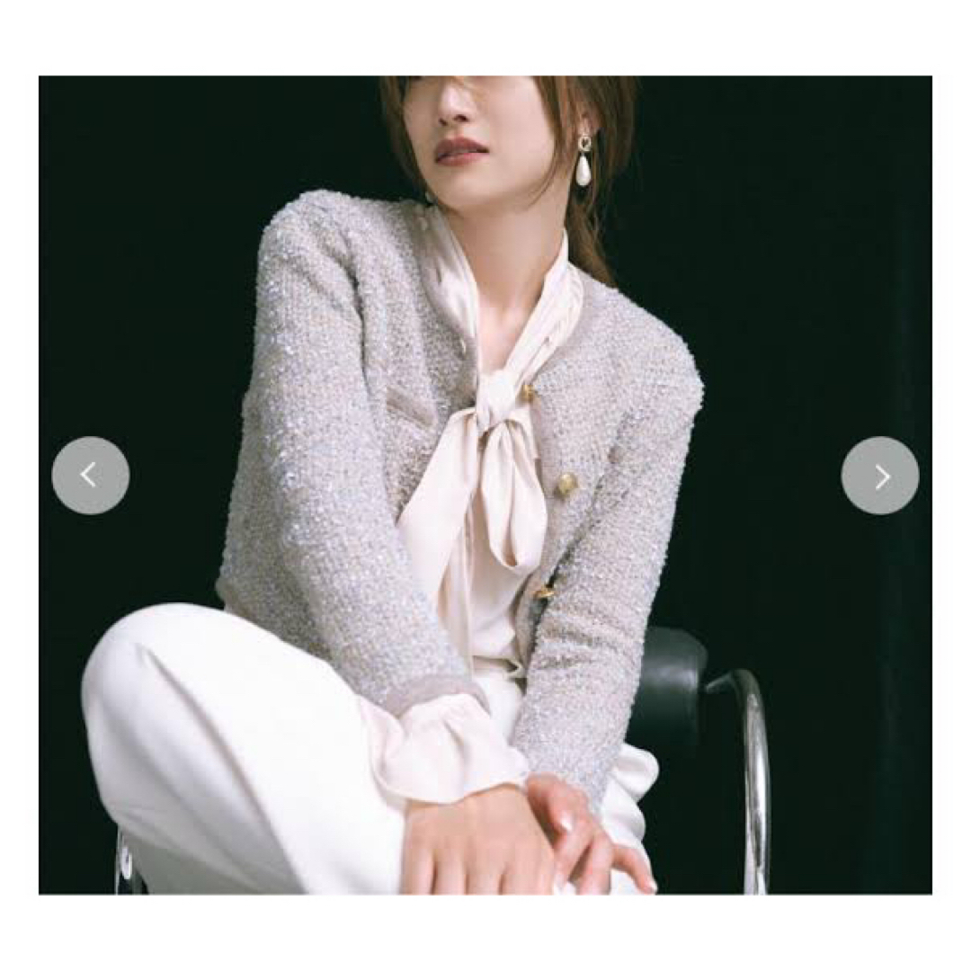 FRAY I.D - FRAY ID ミックスツイードニットカーディガンの通販 FRAY I.D - FRAY ID ミックスツイードニットカーディガンの通販