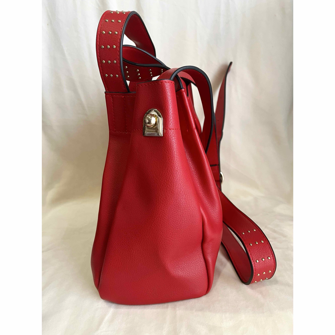 ZARA - ZARA ショルダーバッグ 2WAYバッグ 赤の通販 by メルモ's ZARA - ZARA ショルダーバッグ 2WAYバッグ 赤の通販 by メルモ's