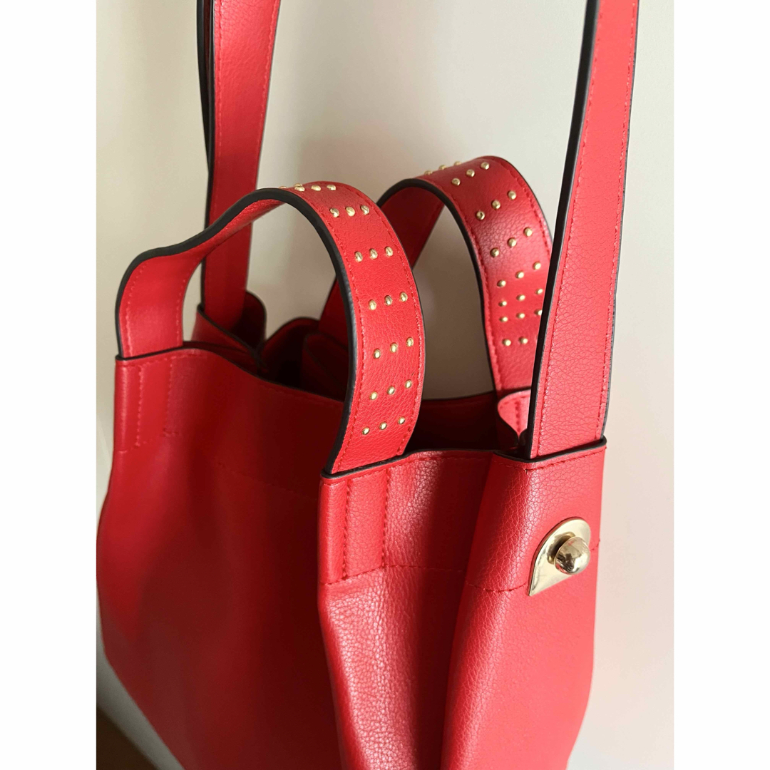ZARA - ZARA ショルダーバッグ 2WAYバッグ 赤の通販 by メルモ's ZARA - ZARA ショルダーバッグ 2WAYバッグ 赤の通販 by メルモ's