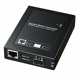 サンワサプライ 光メディアコンバータ(SFPモジュール・マルチ/シングルモード・ブリッジ型) LAN-EC212RF(PC周辺機器)