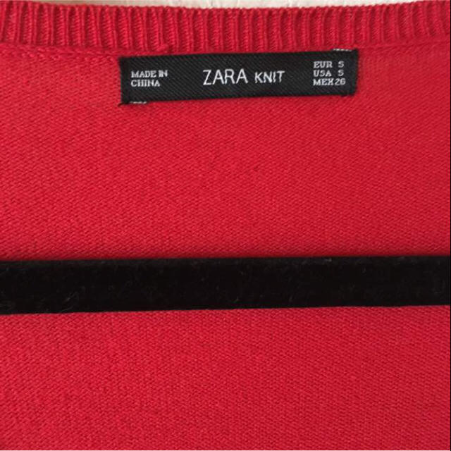 ZARA(ザラ)の未使用 ZARA Vネック ニット トップス S レディースのトップス(ニット/セーター)の商品写真