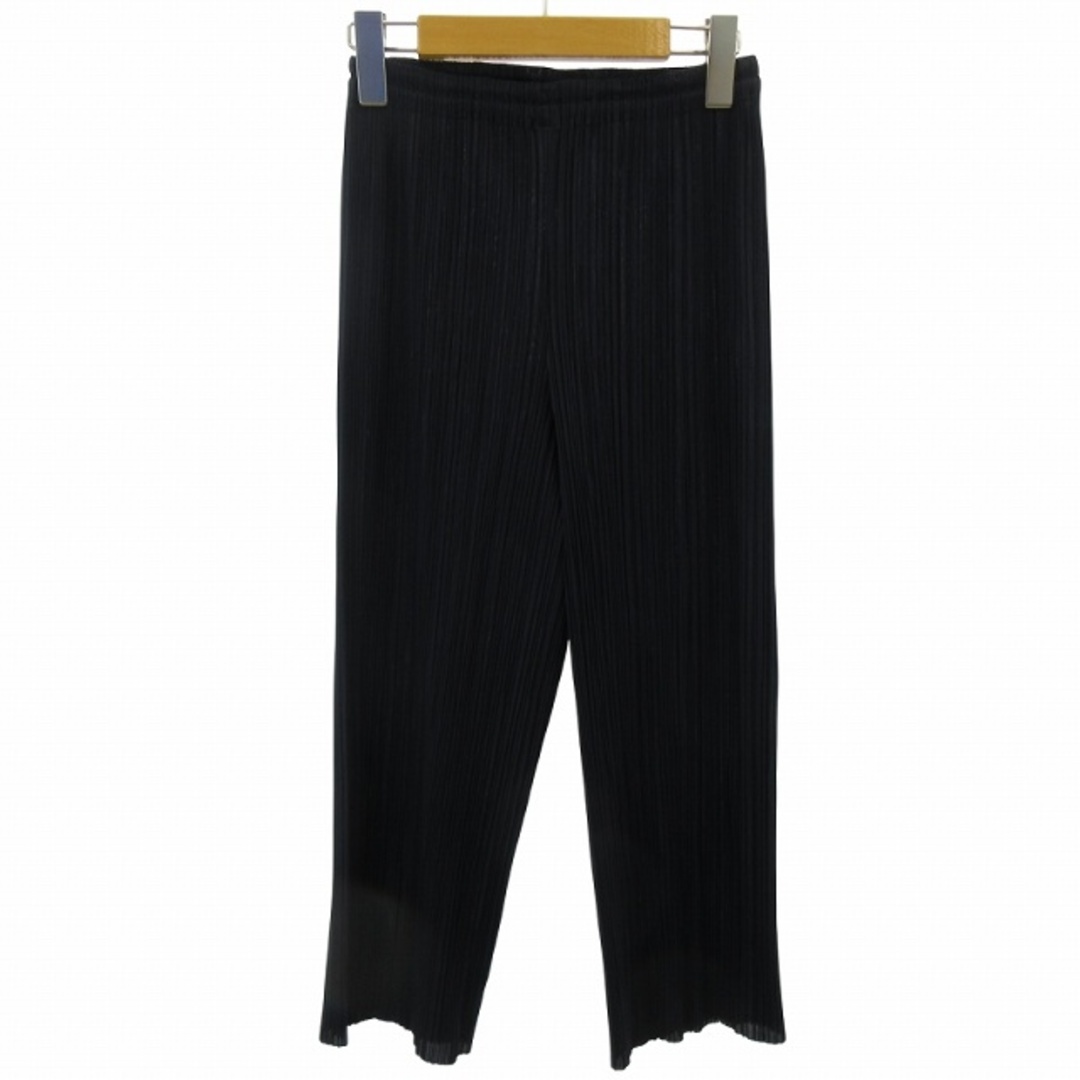 PLEATS PLEASE イッセイミヤケ スラックス イージーパンツ 約Mの PLEATS PLEASE イッセイミヤケ スラックス イージーパンツ 約Mの