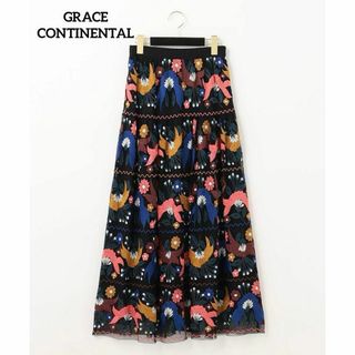 GRACE CONTINENTAL - 安室奈美恵さん着用 プリントプリーツ GRACE CONTINENTAL - 安室奈美恵さん着用 プリントプリーツ