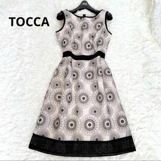 TOCCA - TOCCA サークル フラワー 刺繍 花柄 レース ワンピース TOCCA - TOCCA サークル フラワー 刺繍 花柄 レース ワンピース