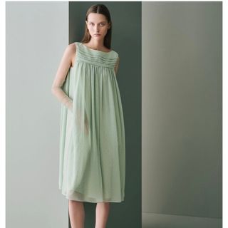 FOXEY - 美品☆フォクシー ローウエスト バロンドレス ロング FOXEY - 美品☆フォクシー ローウエスト バロンドレス ロング