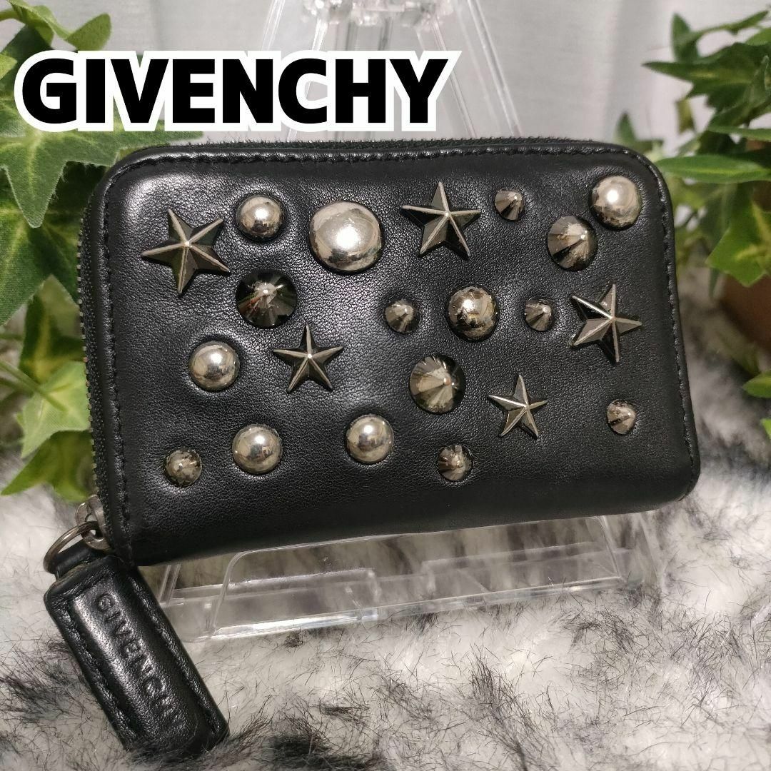GIVENCHY - ジバンシー コインケース ブラック スタッズ GIVENCHY - ジバンシー コインケース ブラック スタッズ