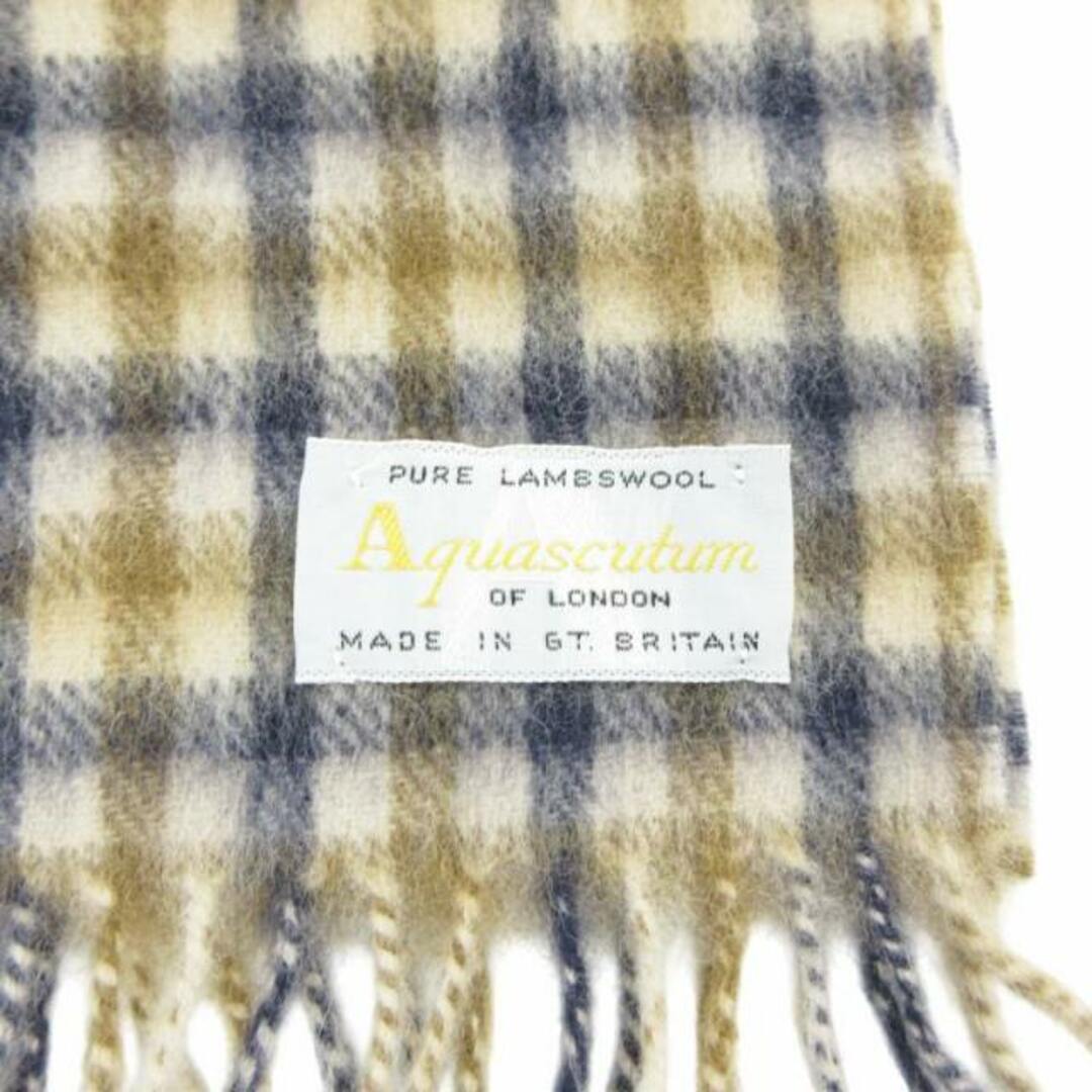AQUA SCUTUM - アクアスキュータム AQUASCUTUM グラブチェック AQUA SCUTUM - アクアスキュータム AQUASCUTUM グラブチェック