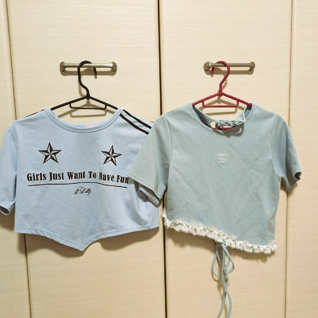 lilLilly - リルリリー未使用☆半袖トップス2点☆セットの通販 lilLilly - リルリリー未使用☆半袖トップス2点☆セットの通販