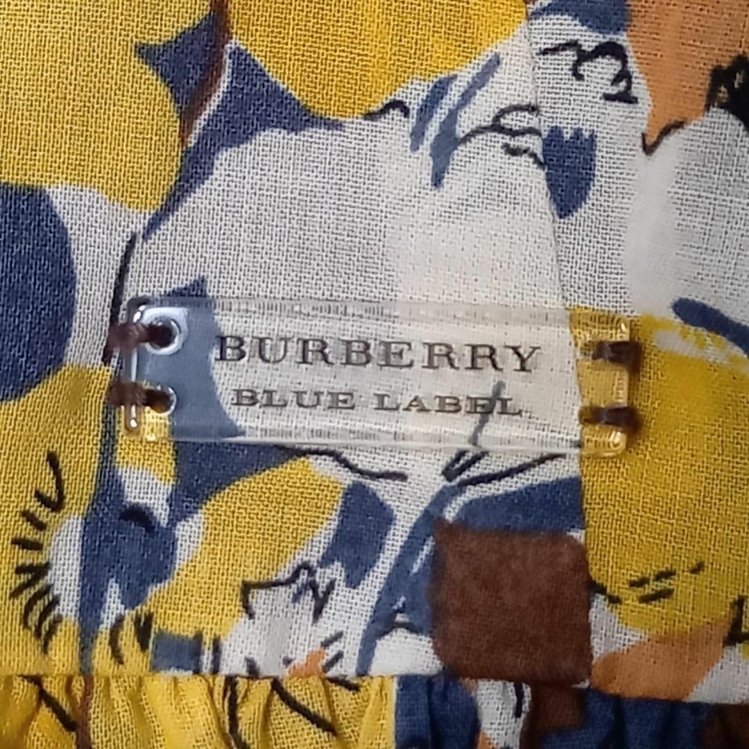 BURBERRY BLUE LABEL - バーバリー ワンピース 花柄 BURBERRY BLUE LABEL - バーバリー ワンピース 花柄