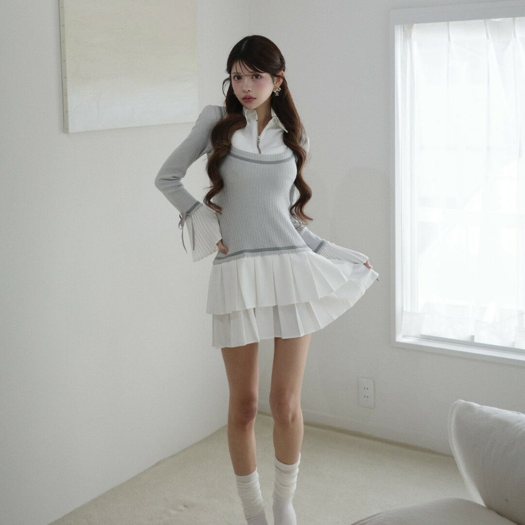 Randy♡新品タグ付き ビジュープレッピーワンピースの通販 by Randy♡新品タグ付き ビジュープレッピーワンピースの通販 by