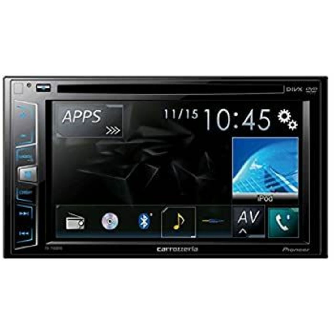 カロッツェリア(パイオニア) メインユニット 6.2型ワイドVGAモニター/CD/DVD/USB/Bluetooth FH-7100DVD 自動車/バイクの自動車(カーナビ/カーテレビ)の商品写真
