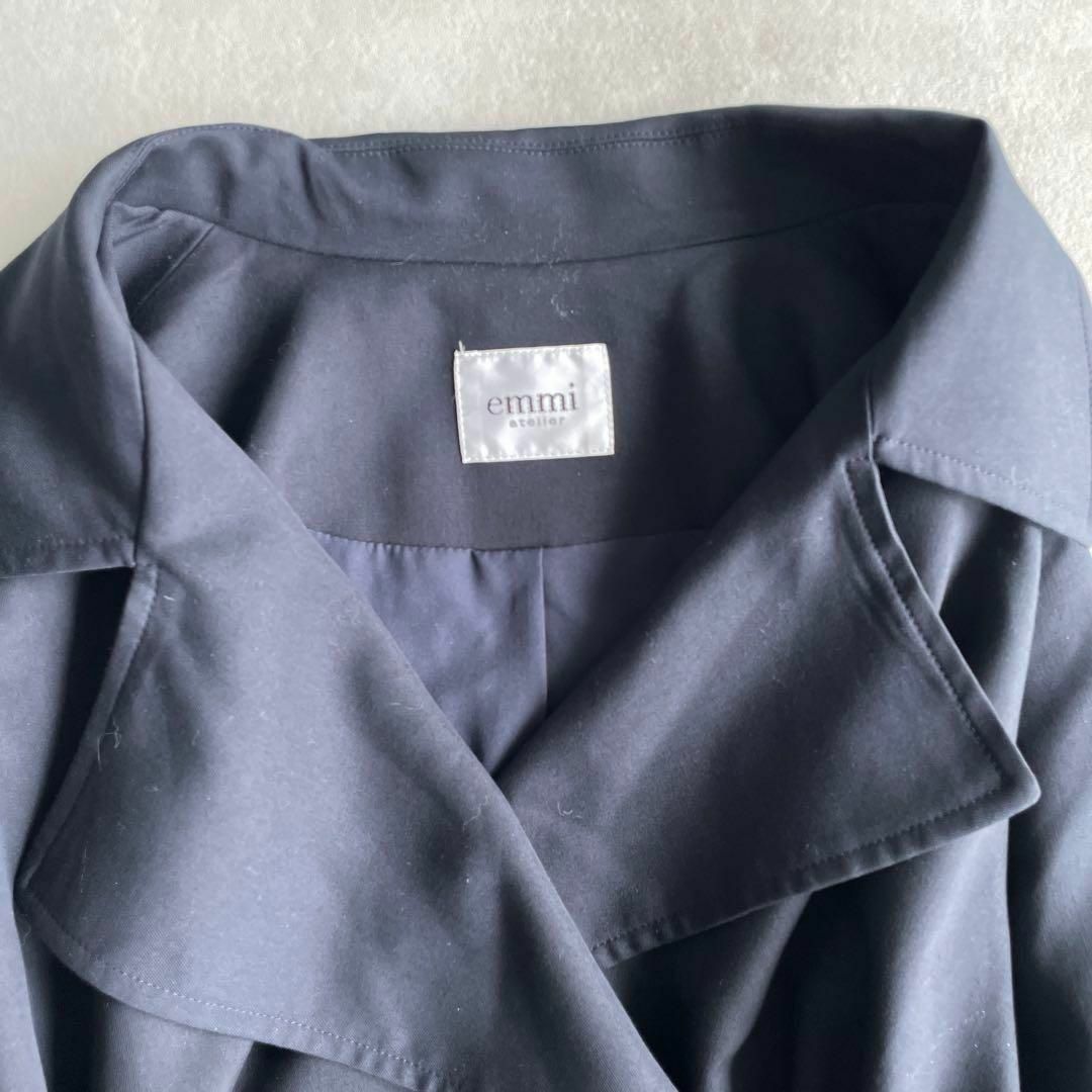emmi atelier - 極美品*emmi atelier ネイビー2way トレンチ emmi atelier - 極美品*emmi atelier ネイビー2way トレンチ
