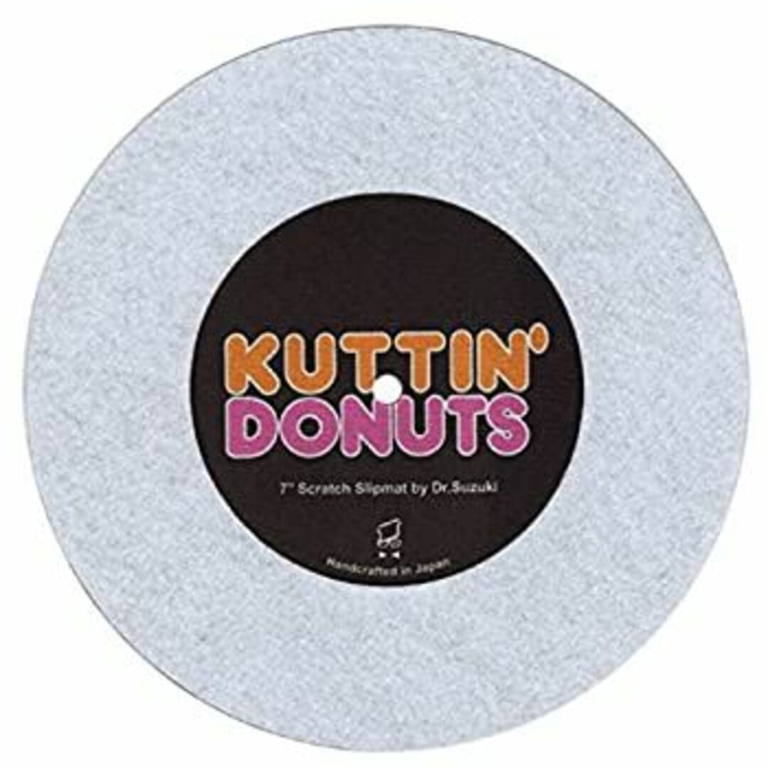 Dr.SUZUKI Kuttin’ Donuts 7' Slipmat White 7インチ用スリップマット ドクター鈴木 楽器のDJ機器(その他)の商品写真