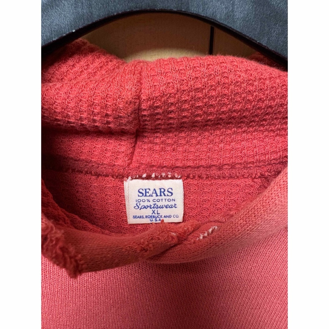 VINTAGE - 【60s】SEARS ダブルフェイス 赤 フェード パーカー VINTAGE - 【60s】SEARS ダブルフェイス 赤 フェード パーカー
