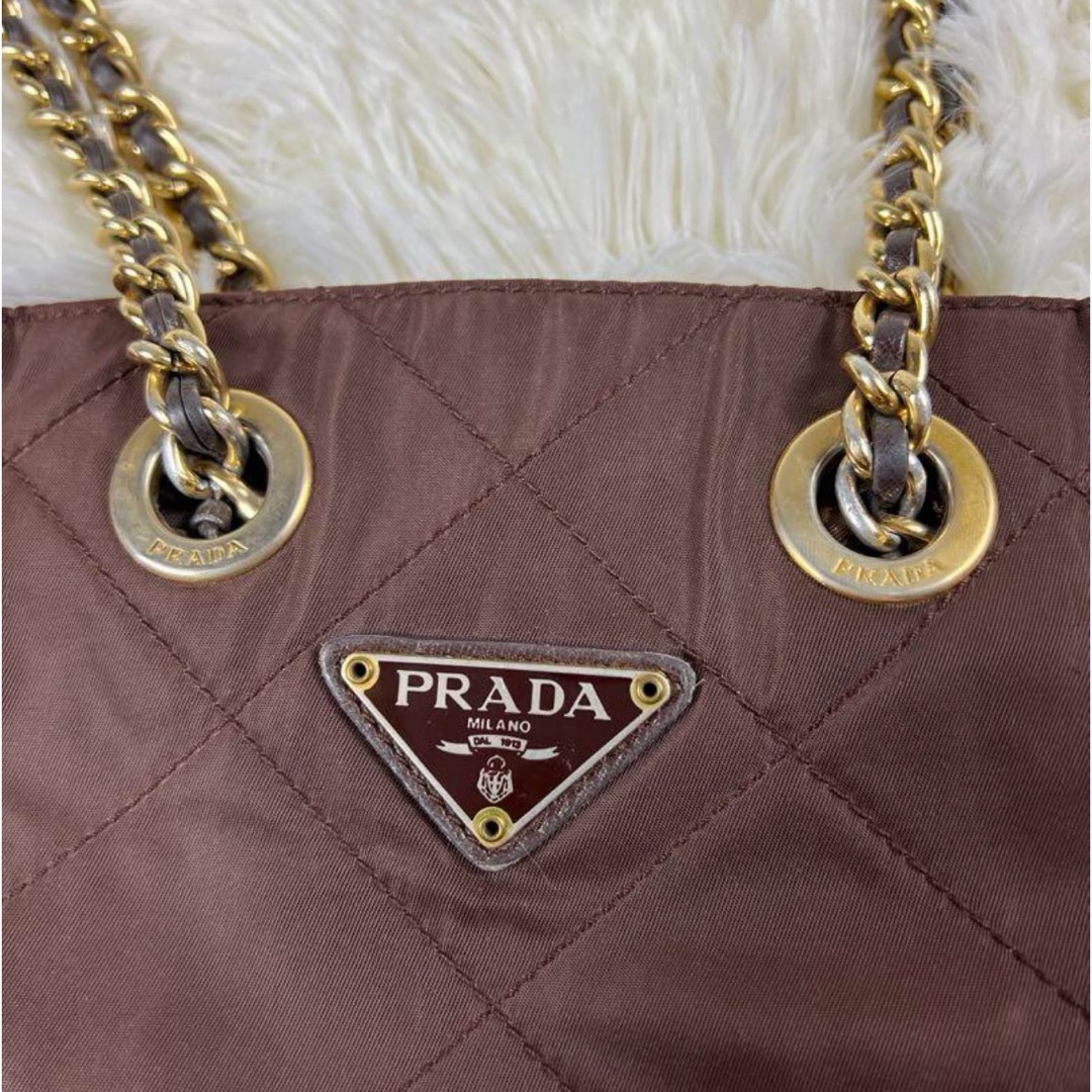 PRADA - PRADA プラダ チェーンショルダーバッグ キルティン PRADA - PRADA プラダ チェーンショルダーバッグ キルティン