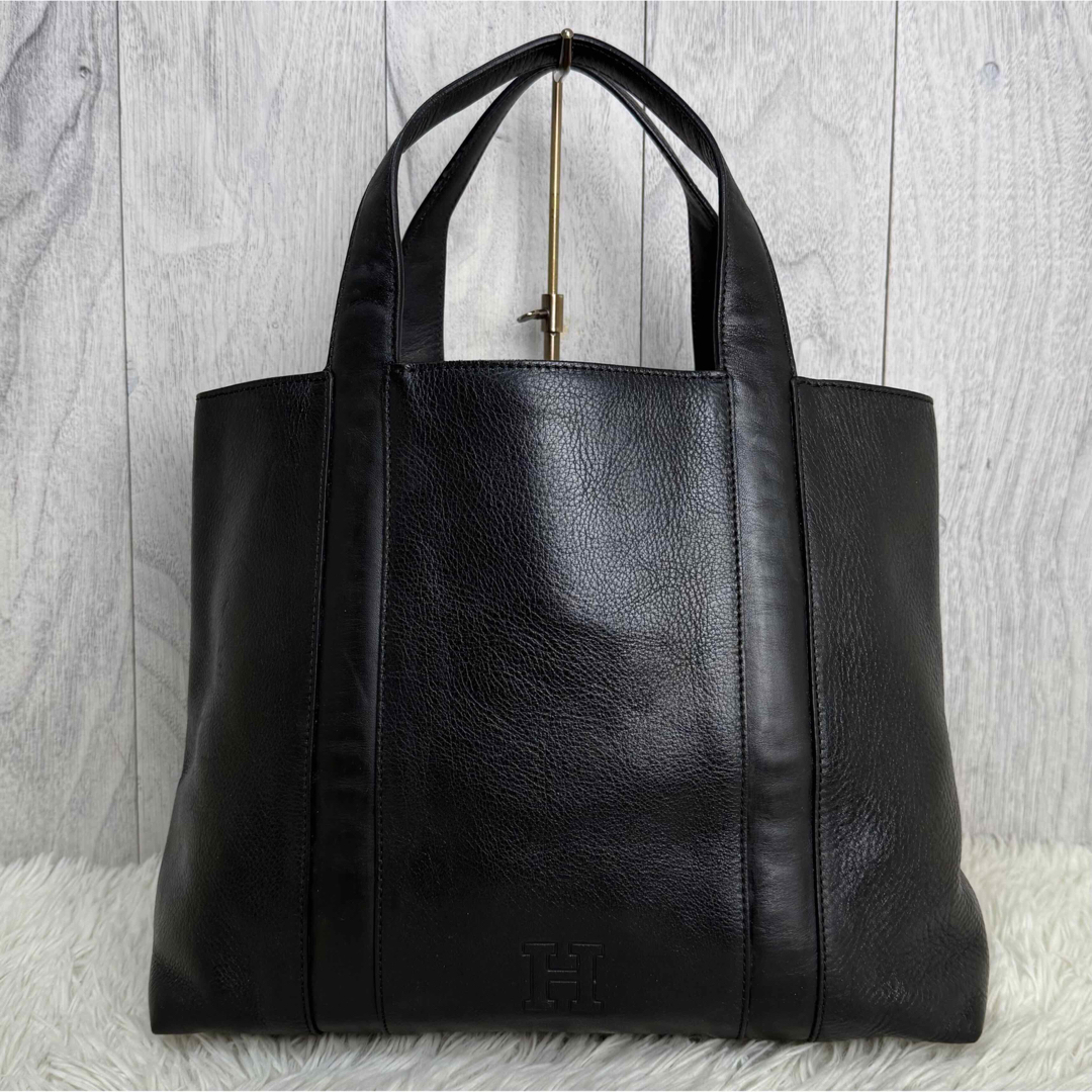 人気♡A4可♡美品♡HIROFU ヒロフ レザー Hロゴ トートバッグ 人気♡A4可♡美品♡HIROFU ヒロフ レザー Hロゴ トートバッグ