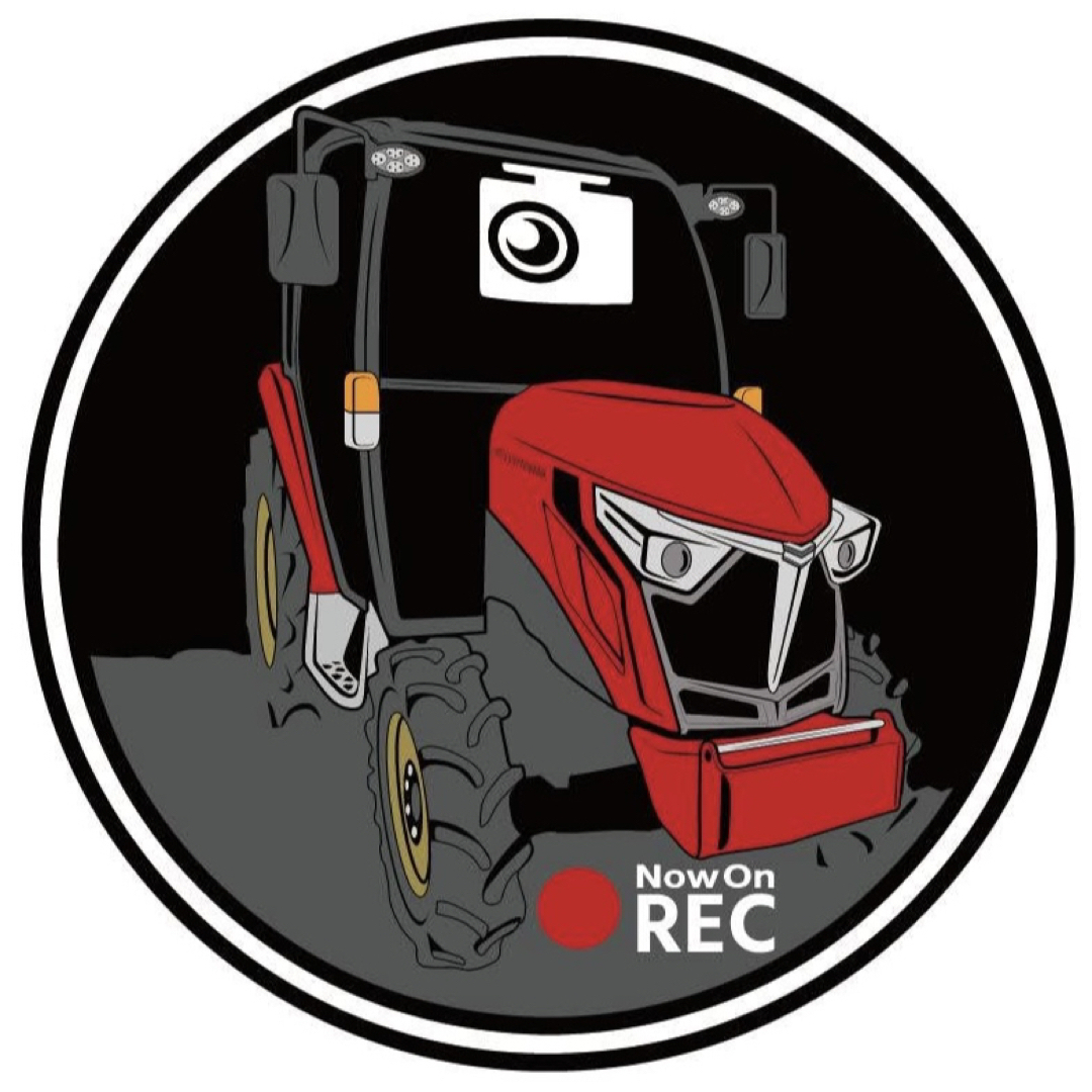 YANMAR(ヤンマー)のヤンマー YT333 トラクター ドラレコ ドライブレコーダー ステッカー ① 自動車/バイクの自動車(車外アクセサリ)の商品写真