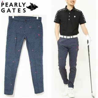 PEARLY GATES - 新品 パーリーゲイツ ジャガード稲妻ハート柄 PEARLY GATES - 新品 パーリーゲイツ ジャガード稲妻ハート柄