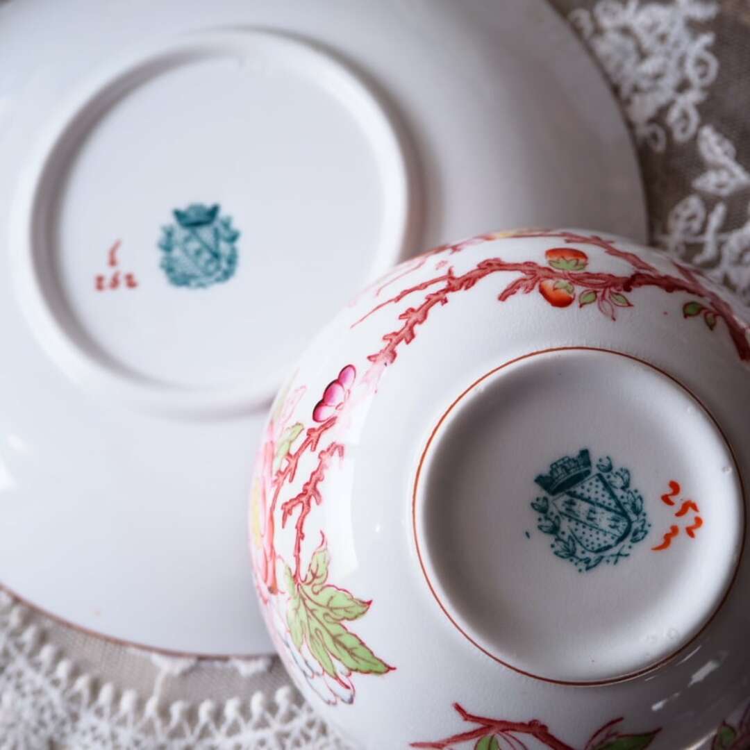 MINTON - フランスアンティーク サルグミンヌミントン252 カップ MINTON - フランスアンティーク サルグミンヌミントン252 カップ