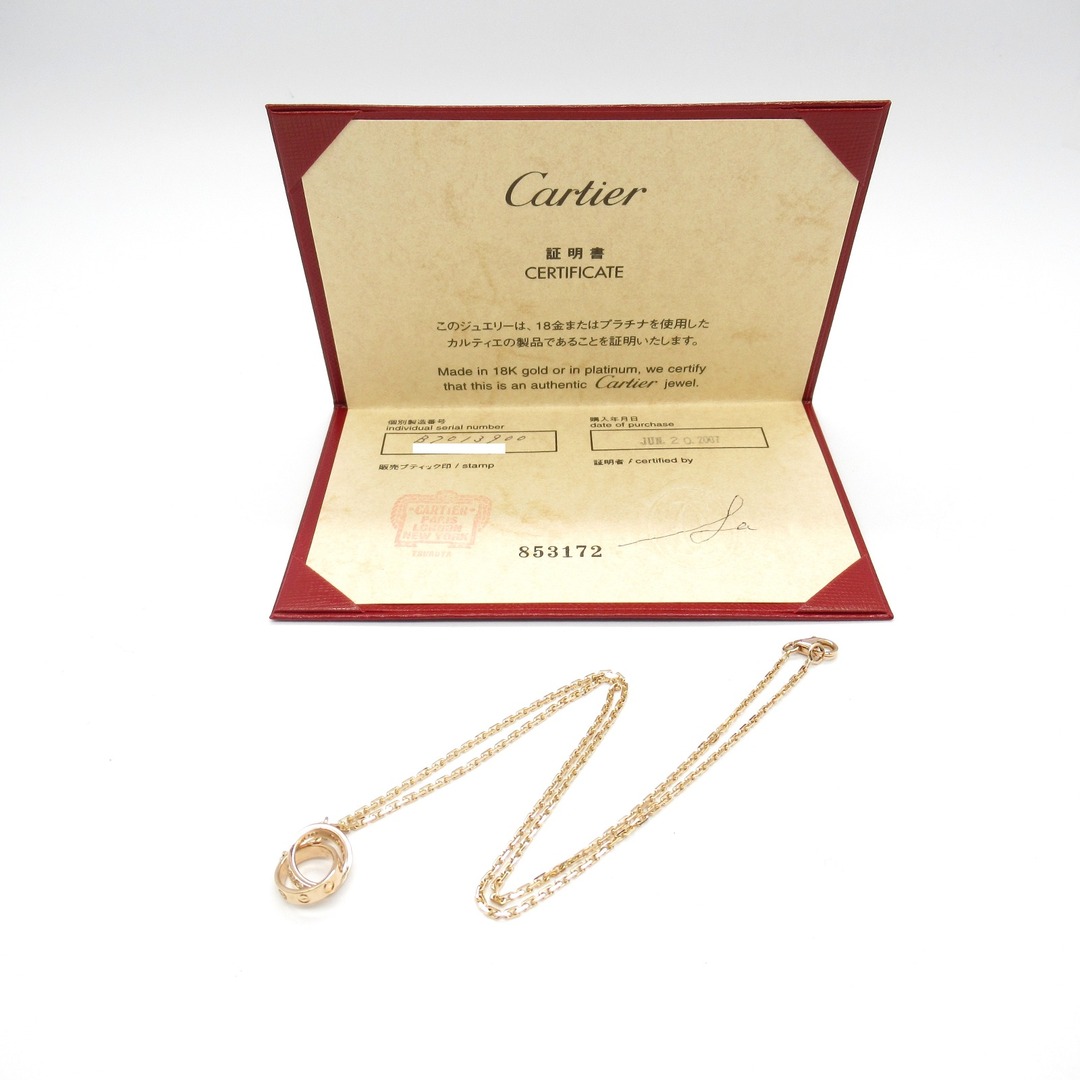Cartier - カルティエ ベビーラブ ネックレス ダイヤ ネックレス Cartier - カルティエ ベビーラブ ネックレス ダイヤ ネックレス