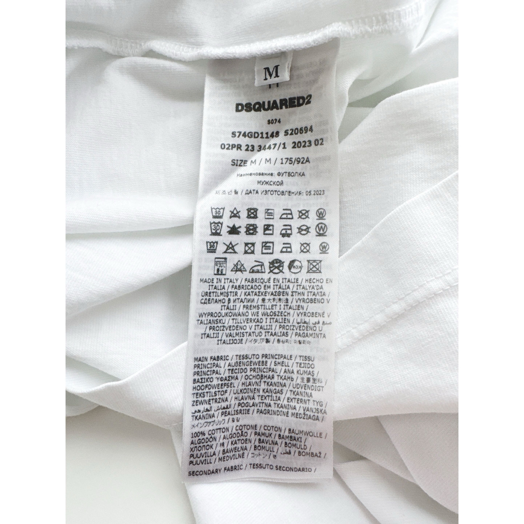 DSQUARED2 - 【新品】DSQUARED2 ディースクエアード ホワイト DSQUARED2 - 【新品】DSQUARED2 ディースクエアード ホワイト