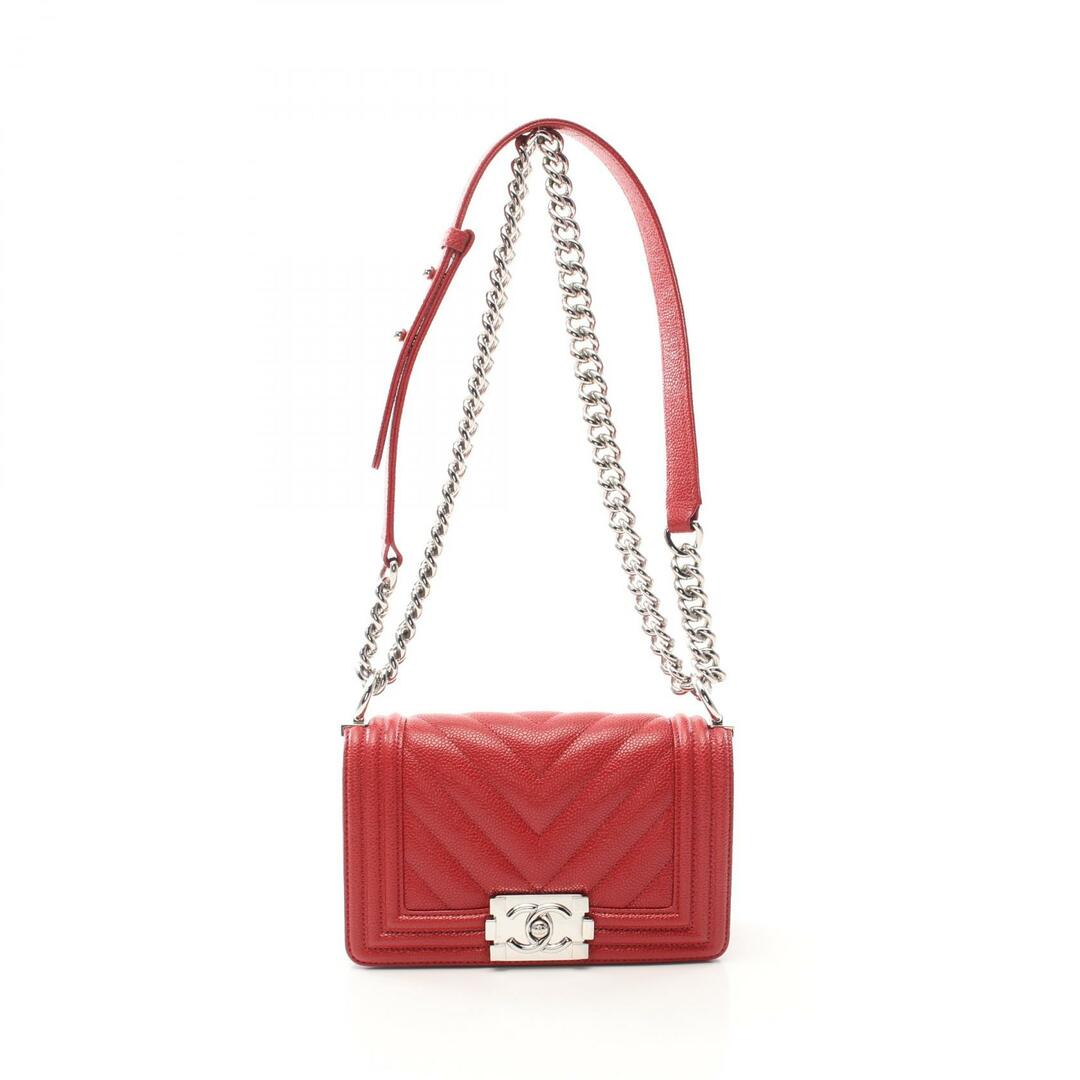 CHANEL - シャネル ボーイシャネル スモール シェブロン V CHANEL - シャネル ボーイシャネル スモール シェブロン V