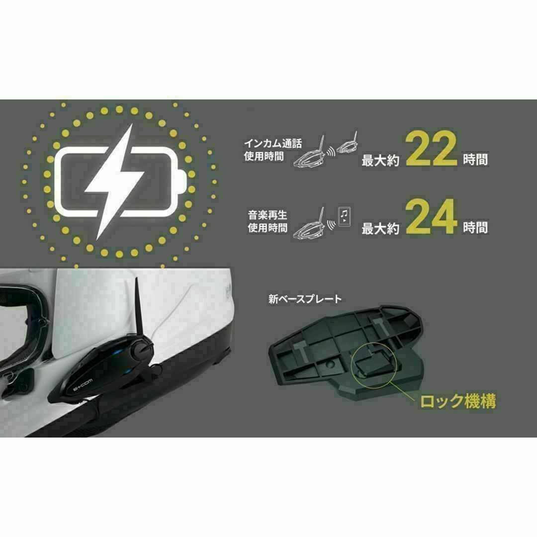 ビーコム SB6XR シングルユニット ブルートゥース インカム 6人 ビーコム SB6XR シングルユニット ブルートゥース インカム 6人