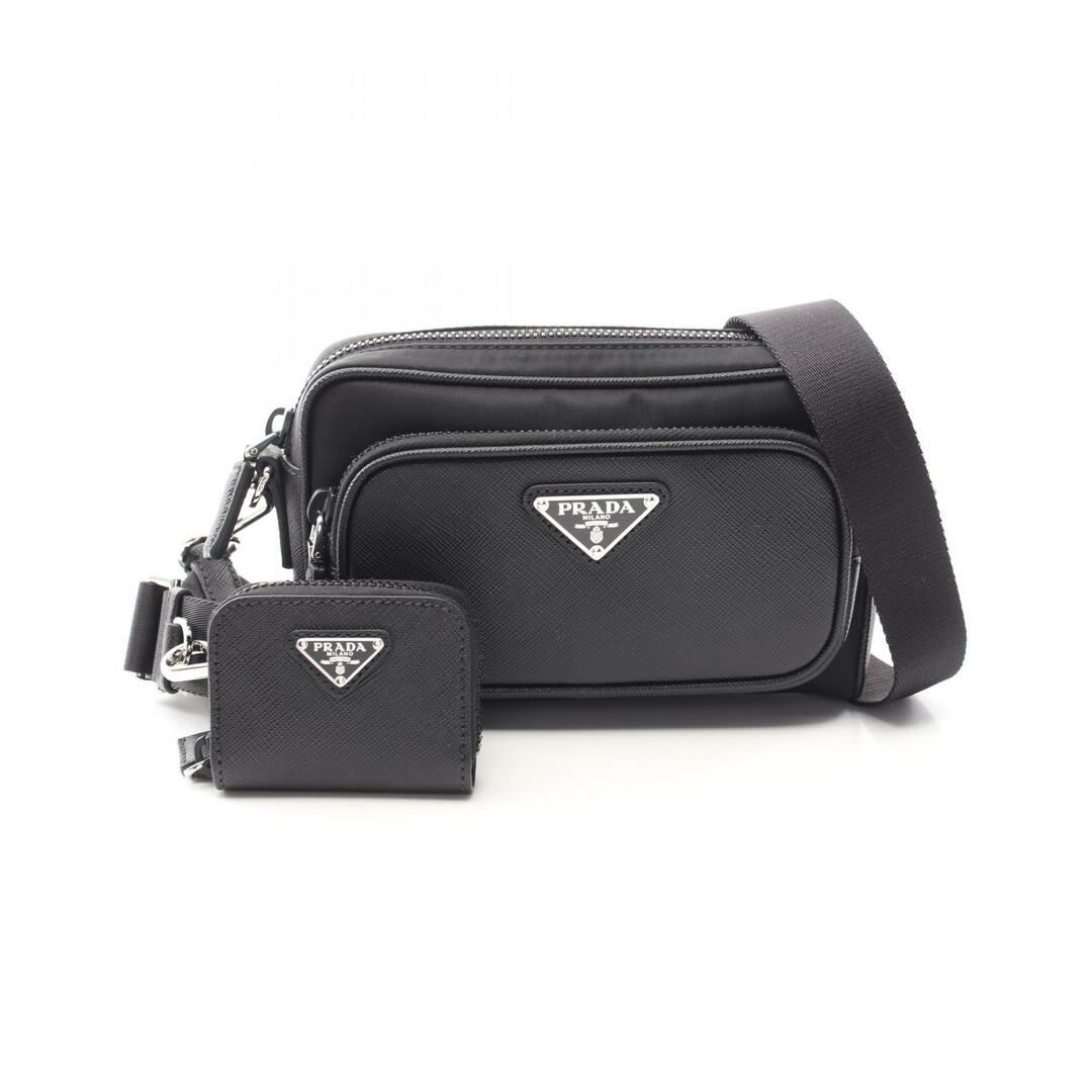 PRADA - プラダ TESSUTO + SAFFIANO ショルダーバッグの通販 by PRADA - プラダ TESSUTO + SAFFIANO ショルダーバッグの通販 by