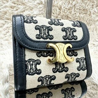 CELINE - セリーヌ CELINE 財布 三つ折り TRIOMPHE トリオンフ CELINE - セリーヌ CELINE 財布 三つ折り TRIOMPHE トリオンフ