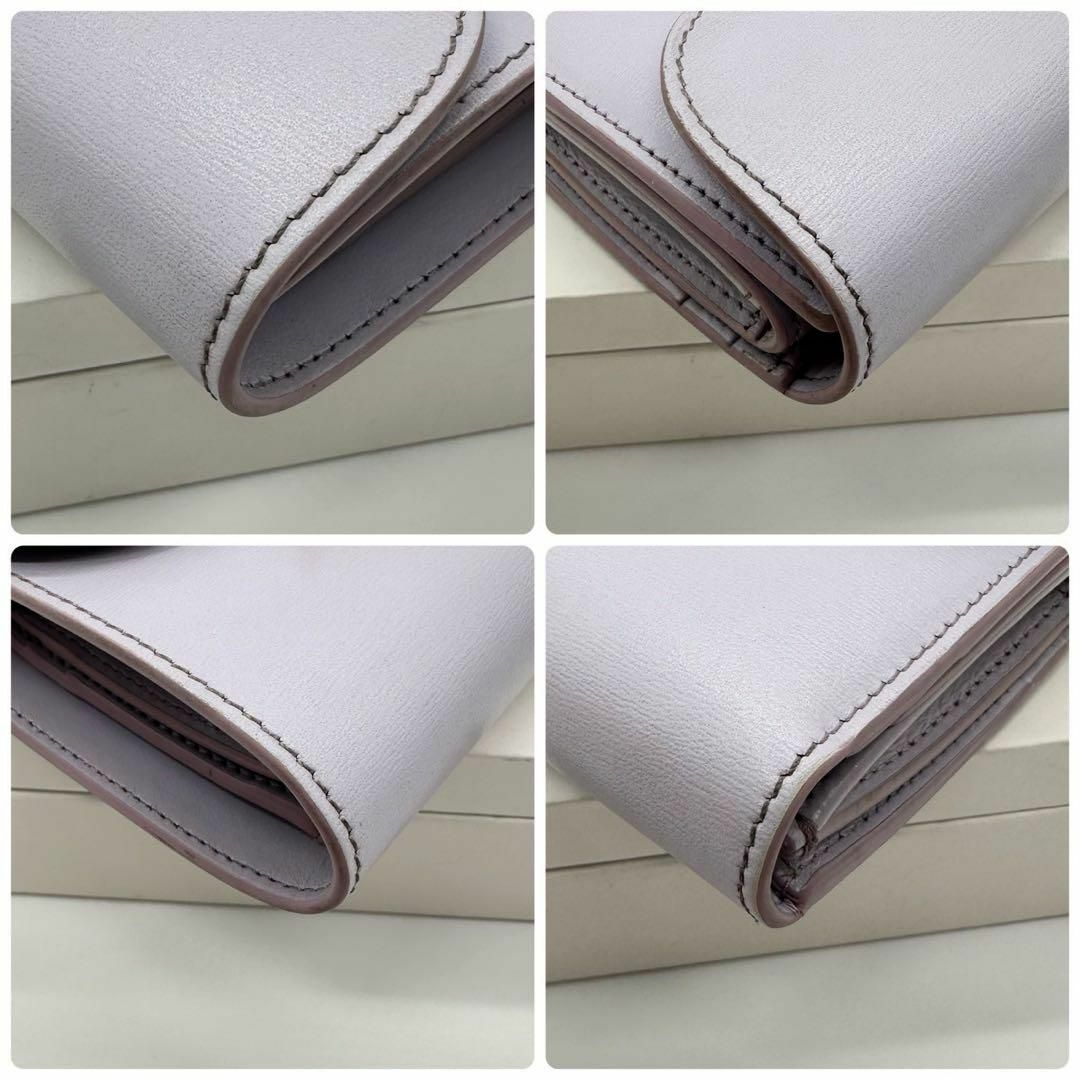 CELINE - 【美品】セリーヌ 三つ折財布 パープル トリオンフ CELINE - 【美品】セリーヌ 三つ折財布 パープル トリオンフ
