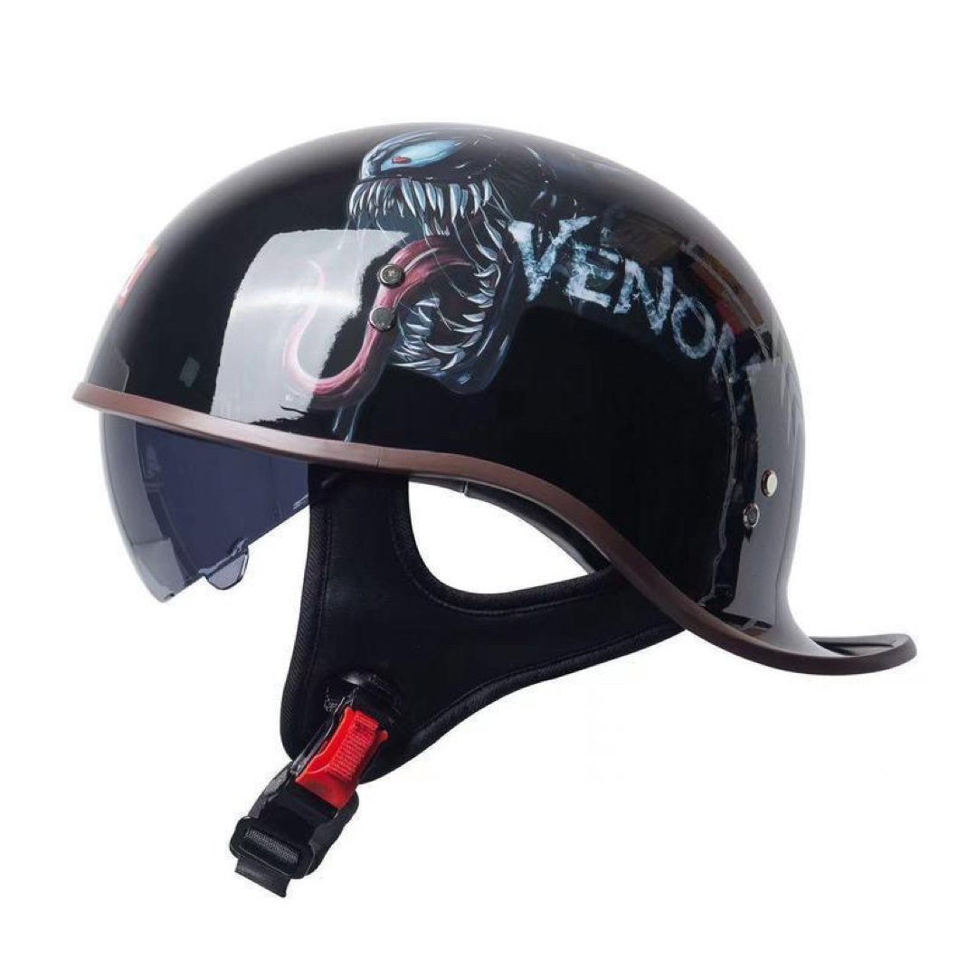 新品ハーフヘルメット トレロヘルメット 軽量 半キャップ 半ヘル 新品ハーフヘルメット トレロヘルメット 軽量 半キャップ 半ヘル