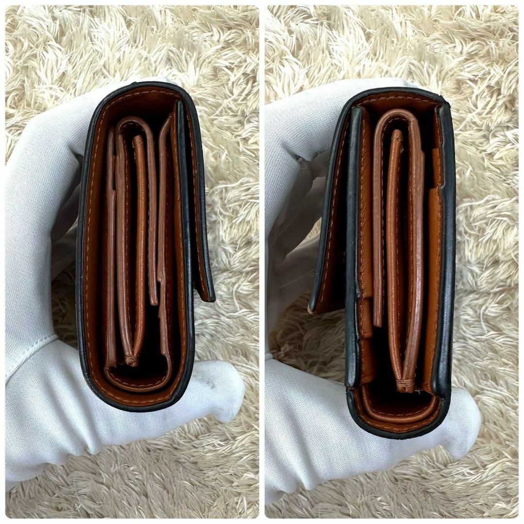 CELINE - 【美品】セリーヌ 三つ折財布 ブラウン トリオンフ CELINE - 【美品】セリーヌ 三つ折財布 ブラウン トリオンフ