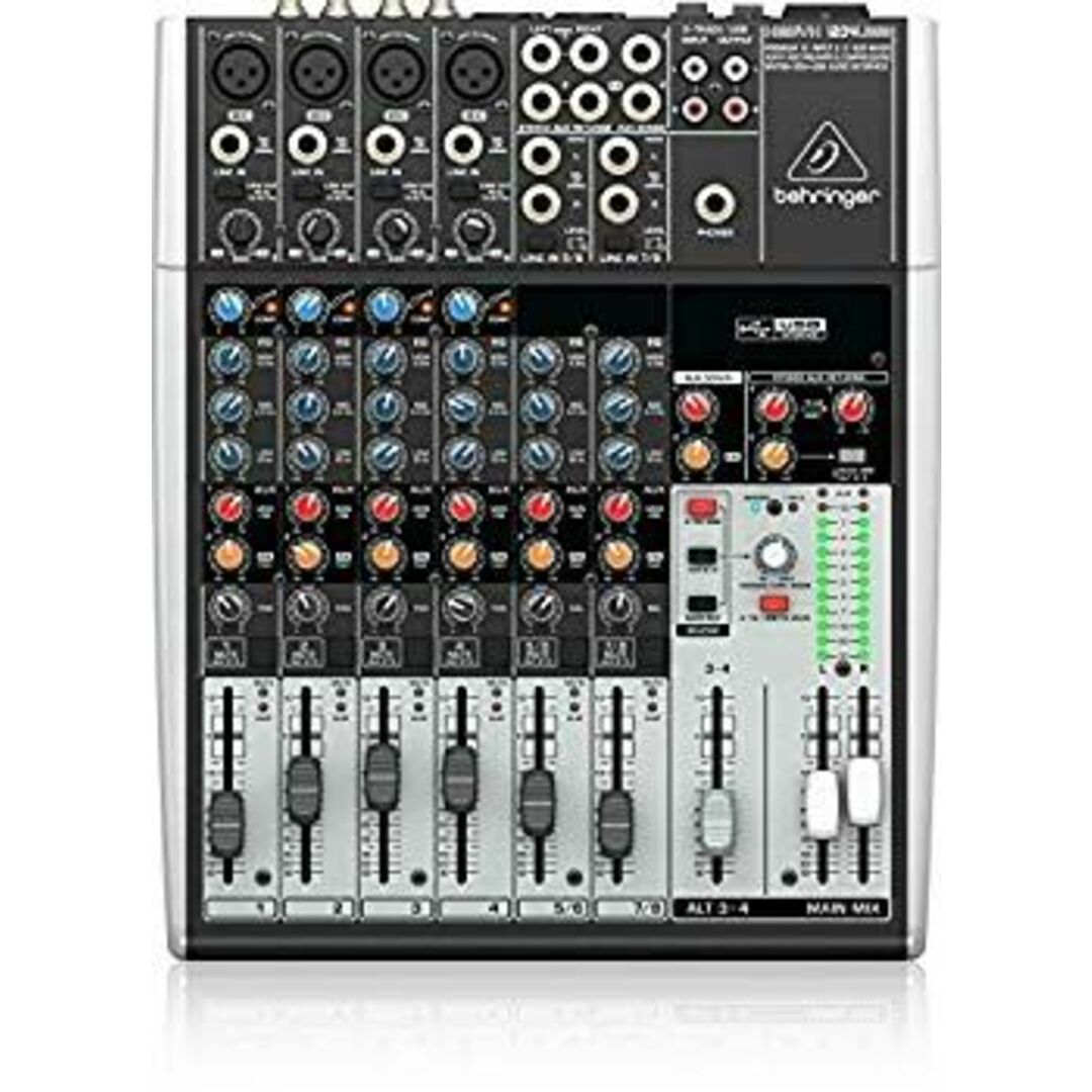 ベリンガー アナログミキサー USBオーディオインターフェース 8ch XENYX 1204USB tf8su2k 楽器のレコーディング/PA機器(ミキサー)の商品写真