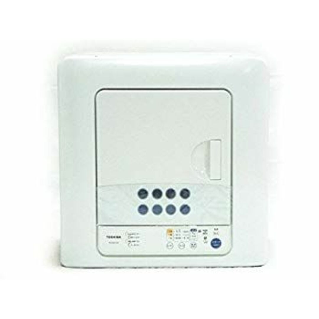 東芝 衣類乾燥機 ED-60C(W) 乾燥容量6kg ピュアホワイト bme6fzu スマホ/家電/カメラの生活家電(衣類乾燥機)の商品写真