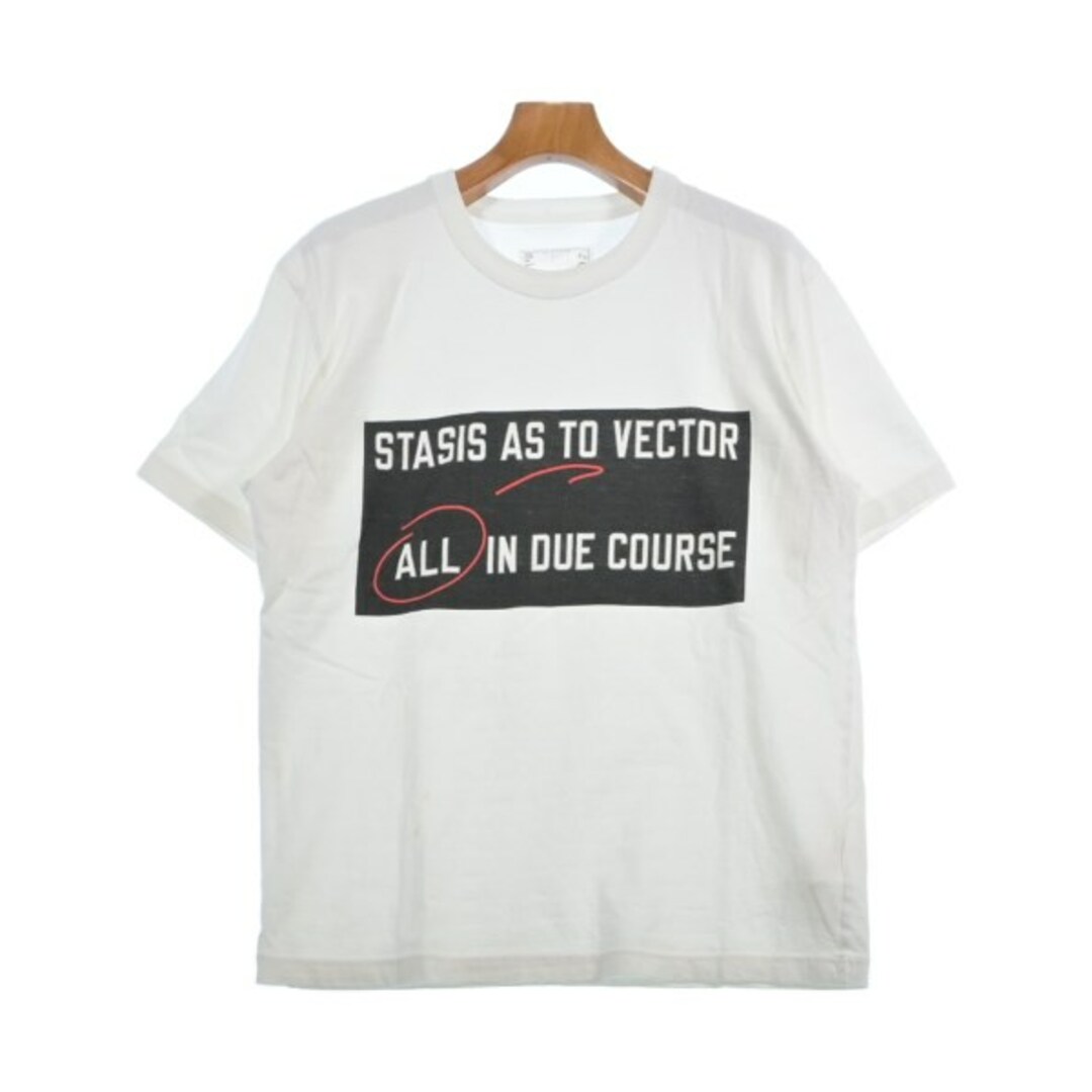 sacai - sacai サカイ Tシャツ・カットソー 3(L位) 白 【古着 sacai - sacai サカイ Tシャツ・カットソー 3(L位) 白 【古着