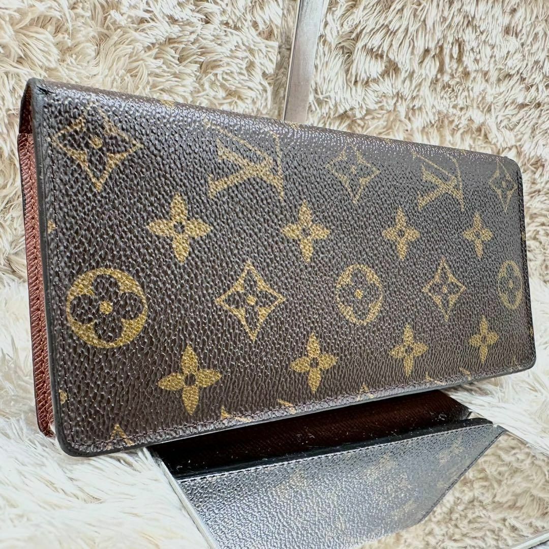 LOUIS VUITTON - 【極美品】ルイヴィトン 長財布 ブラウン LOUIS VUITTON - 【極美品】ルイヴィトン 長財布 ブラウン