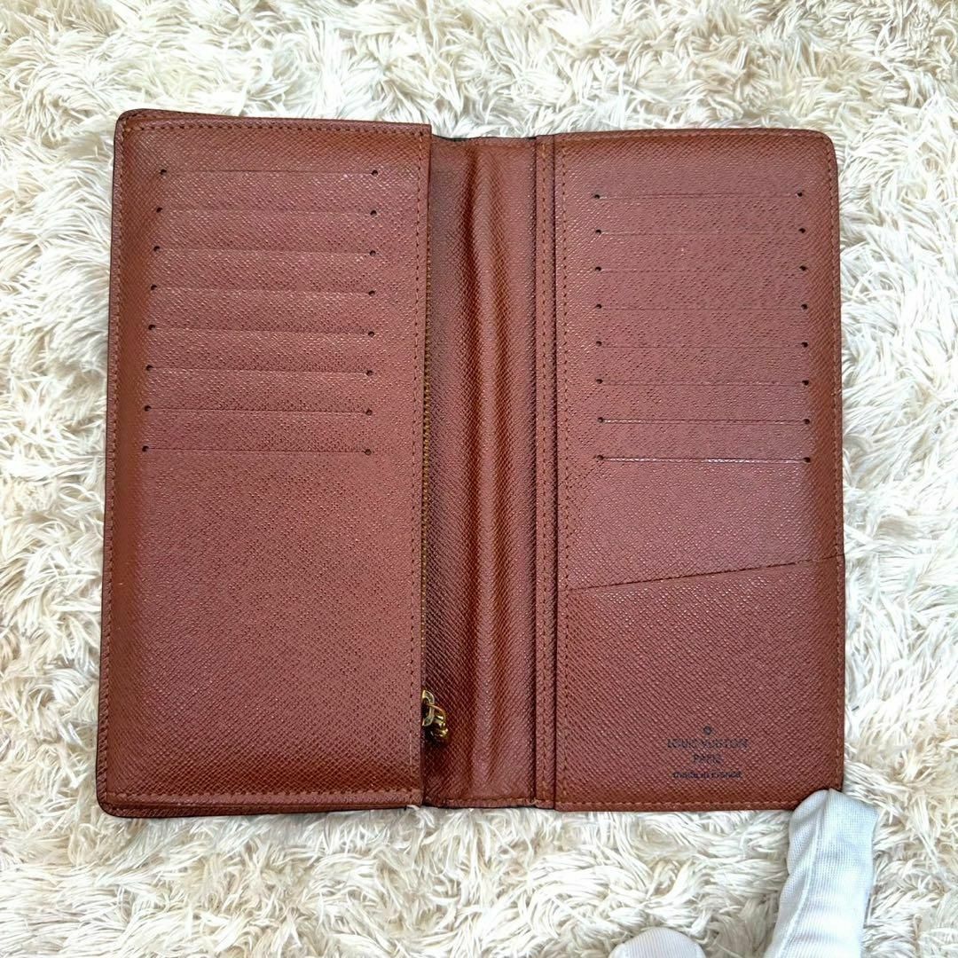 LOUIS VUITTON - 【極美品】ルイヴィトン 長財布 ブラウン LOUIS VUITTON - 【極美品】ルイヴィトン 長財布 ブラウン