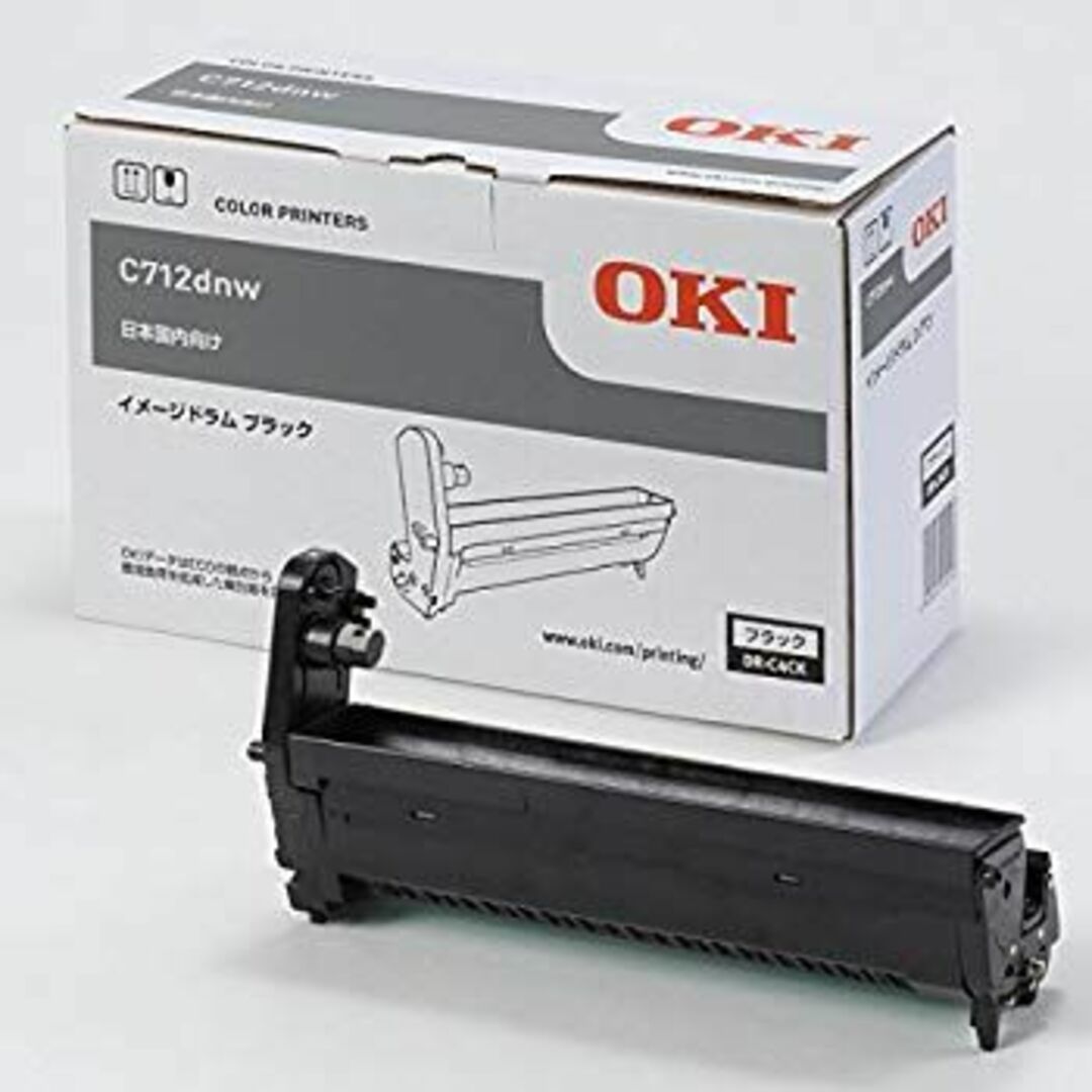 沖データ イメージドラム ブラック (C712dnw) DR-C4CK dwos6rj