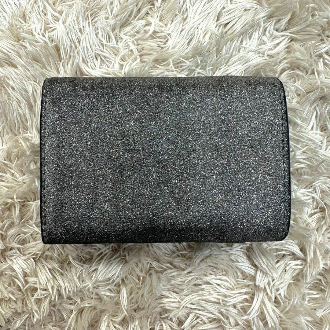 BALENCIAGA - 【極美品】バレンシアガ 三つ折財布 シルバー BALENCIAGA - 【極美品】バレンシアガ 三つ折財布 シルバー