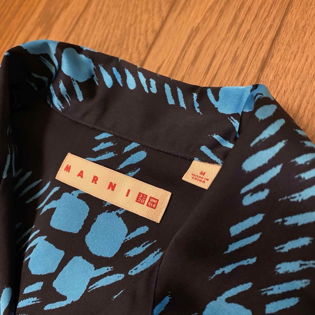 UNIQLO - ユニクロ マルニ オーバーサイズ オープンカラー UNIQLO - ユニクロ マルニ オーバーサイズ オープンカラー