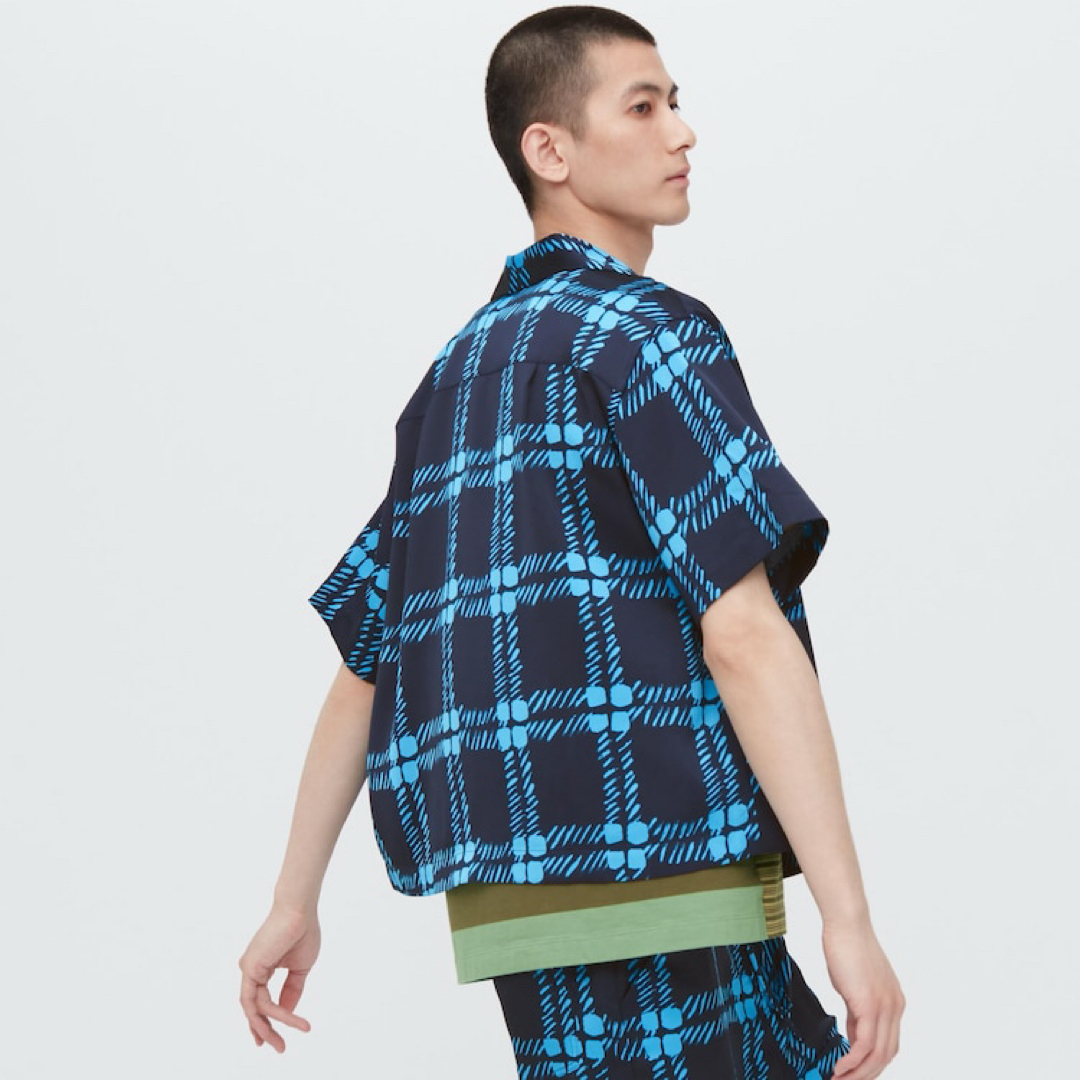 UNIQLO - ユニクロ マルニ オーバーサイズ オープンカラー UNIQLO - ユニクロ マルニ オーバーサイズ オープンカラー