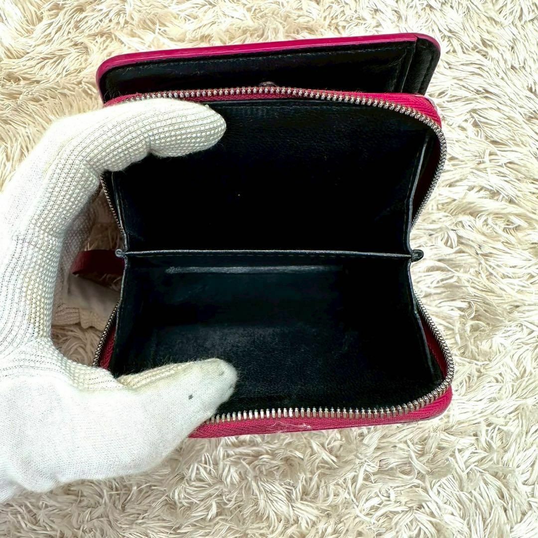 BALENCIAGA - 【美品】バレンシアガ 二つ折り財布 ピンク BALENCIAGA - 【美品】バレンシアガ 二つ折り財布 ピンク