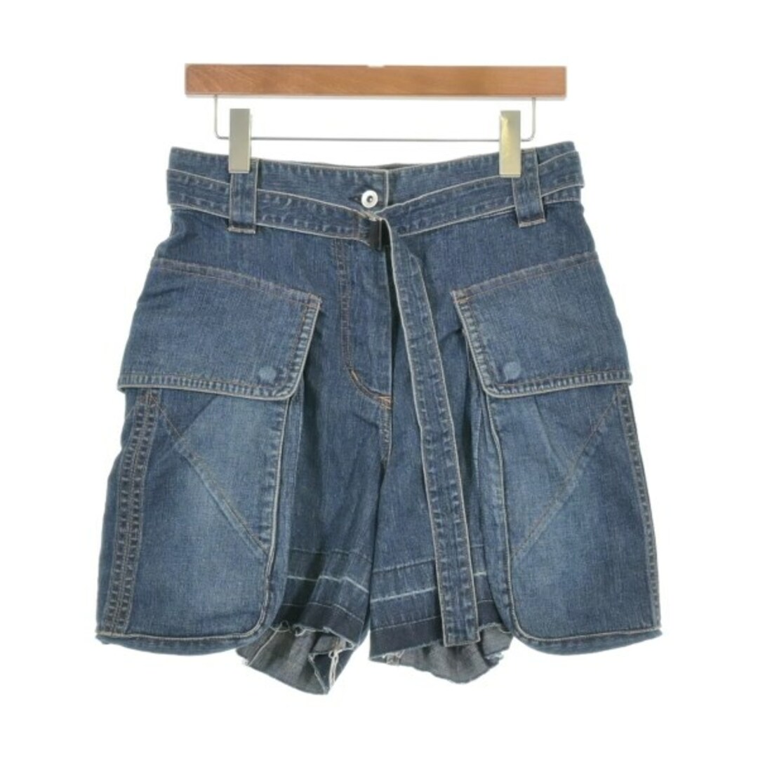 sacai - sacai サカイ ショートパンツ 2(M位) インディゴ(デニム sacai - sacai サカイ ショートパンツ 2(M位) インディゴ(デニム