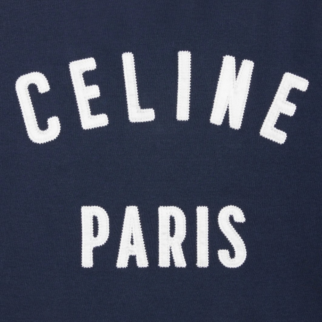 CELINE - CELINE(セリーヌ)ロゴ ネイビー 新作 レディースタンク CELINE - CELINE(セリーヌ)ロゴ ネイビー 新作 レディースタンク