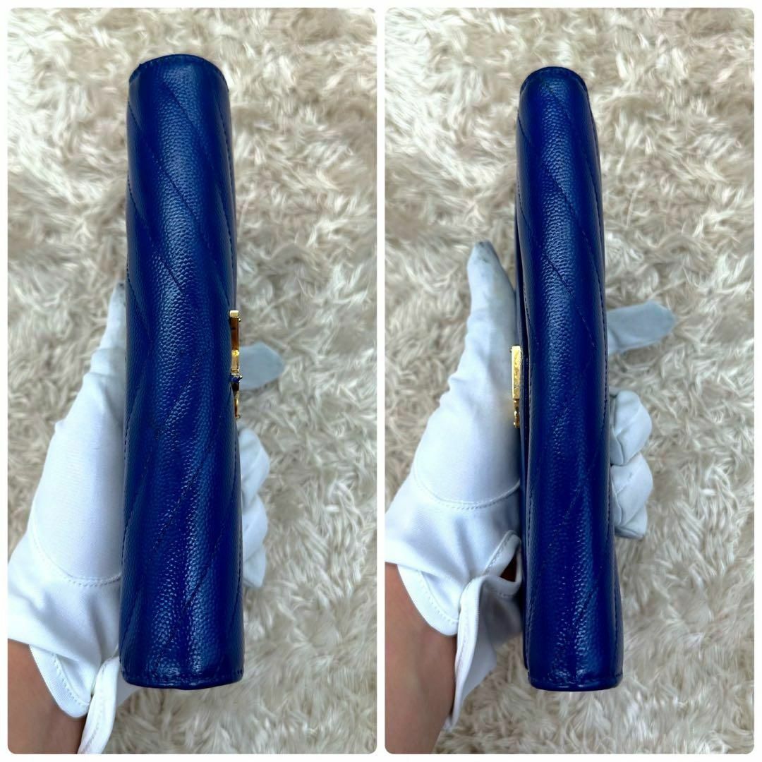 Yves Saint Laurent - 【美品】サンローラン 長財布 フラップ Yves Saint Laurent - 【美品】サンローラン 長財布 フラップ