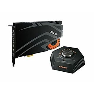ASUSTek ハイレゾ対応 STRIXゲーミング サウンドカード PCI-E コントロールボックス付属 24bit/192kHz STRIX RAID PRO(PCパーツ)