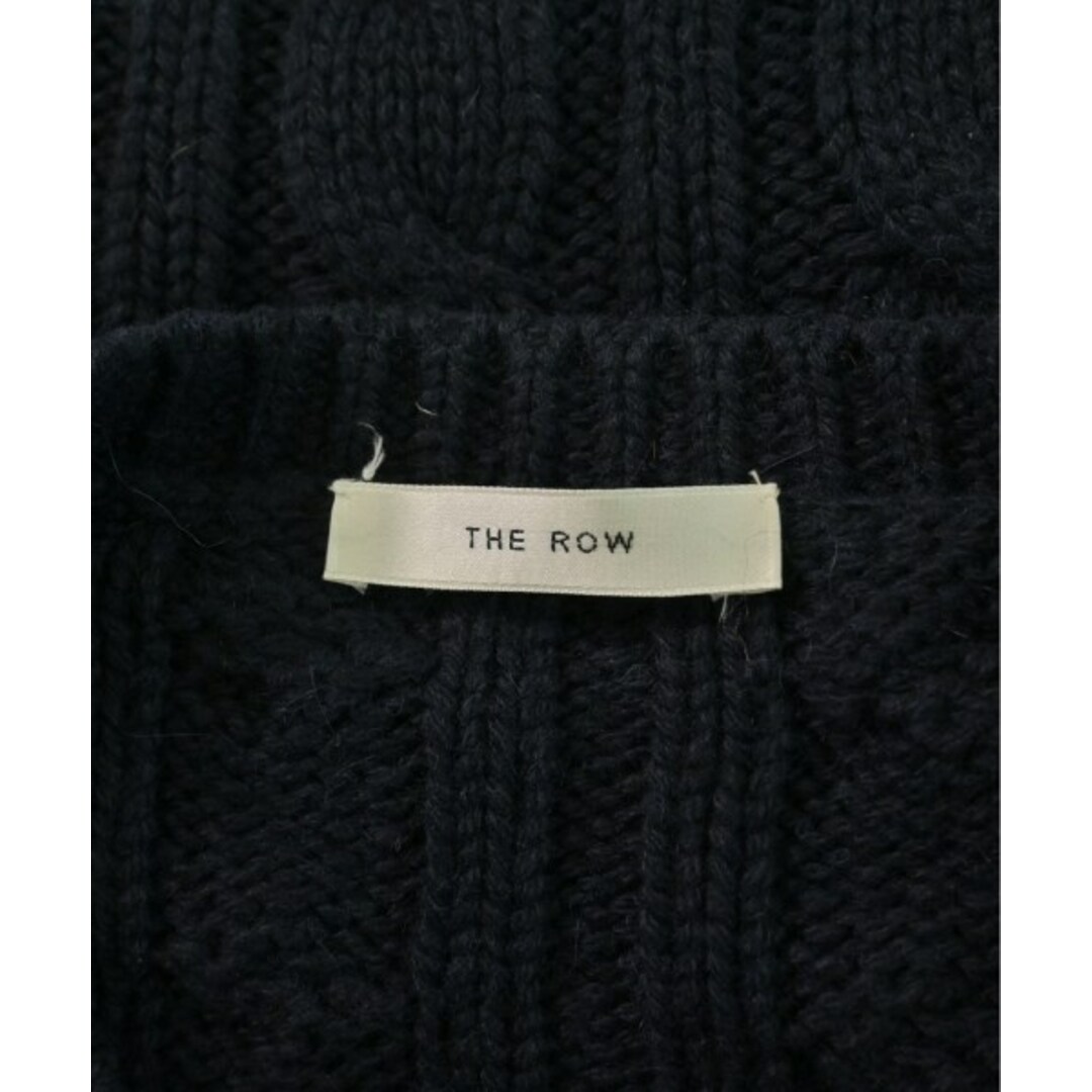 THE ROW - THE ROW ザ ロウ ニット・セーター XL 紺 【古着 THE ROW - THE ROW ザ ロウ ニット・セーター XL 紺 【古着