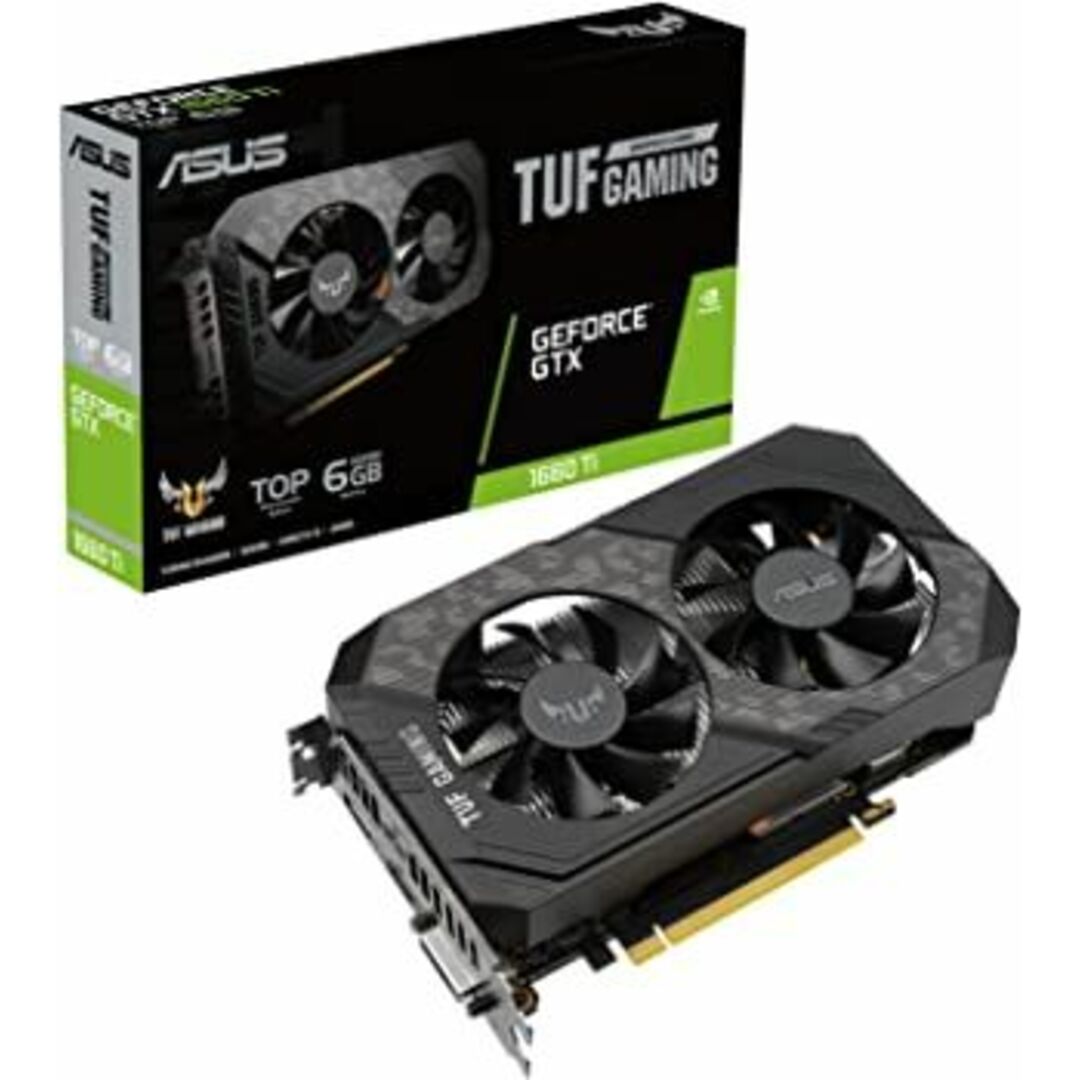 ASUS TUF Gaming GeForceR GTX 1660 Ti EVO 搭載ビデオカード TOP Edition 6GB GDDR6 TUF-GTX1660TI-T6G-EVO-GAMING スマホ/家電/カメラのPC/タブレット(PCパーツ)の商品写真