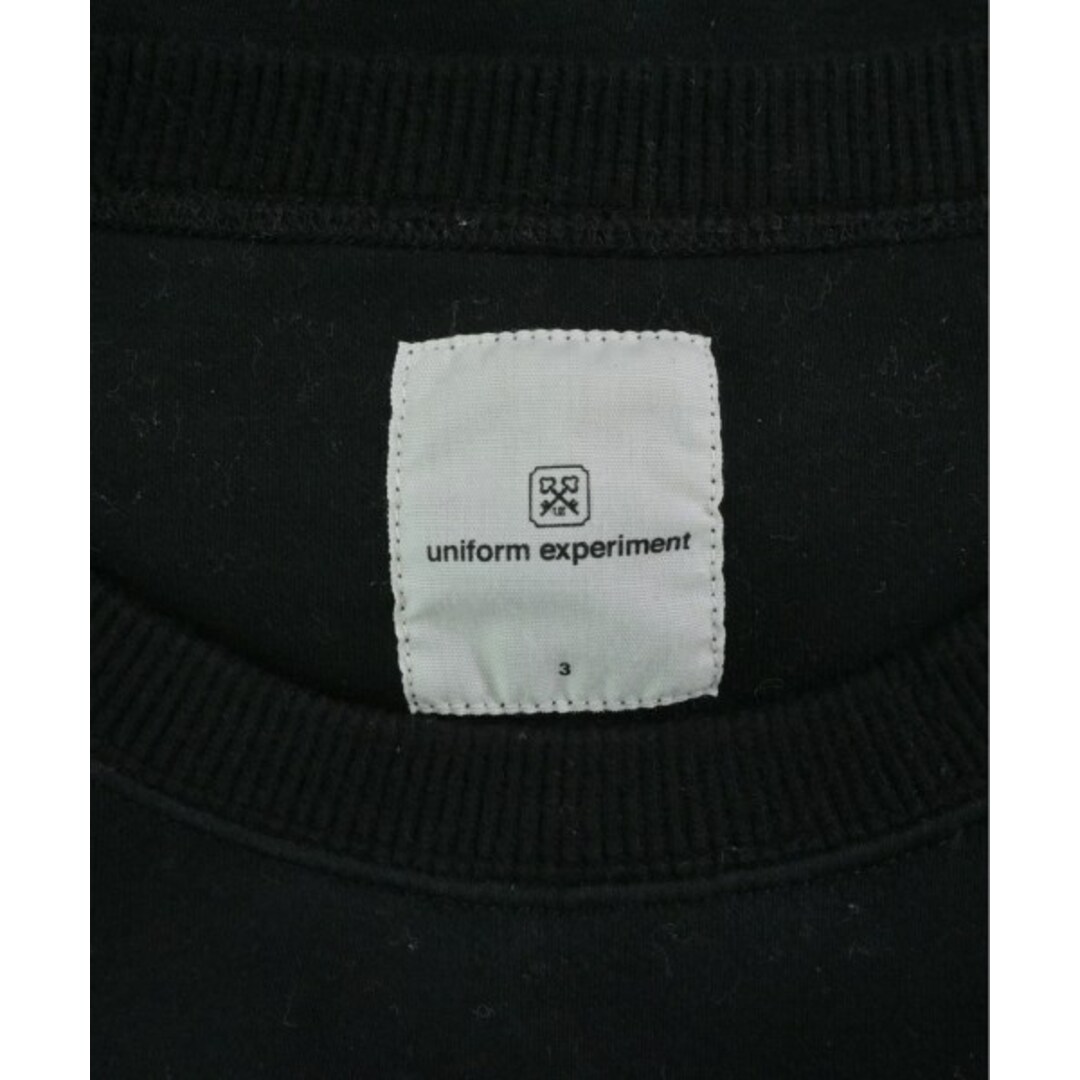 uniform experiment - uniform experiment スウェット 3(L位) 黒 uniform experiment - uniform experiment スウェット 3(L位) 黒